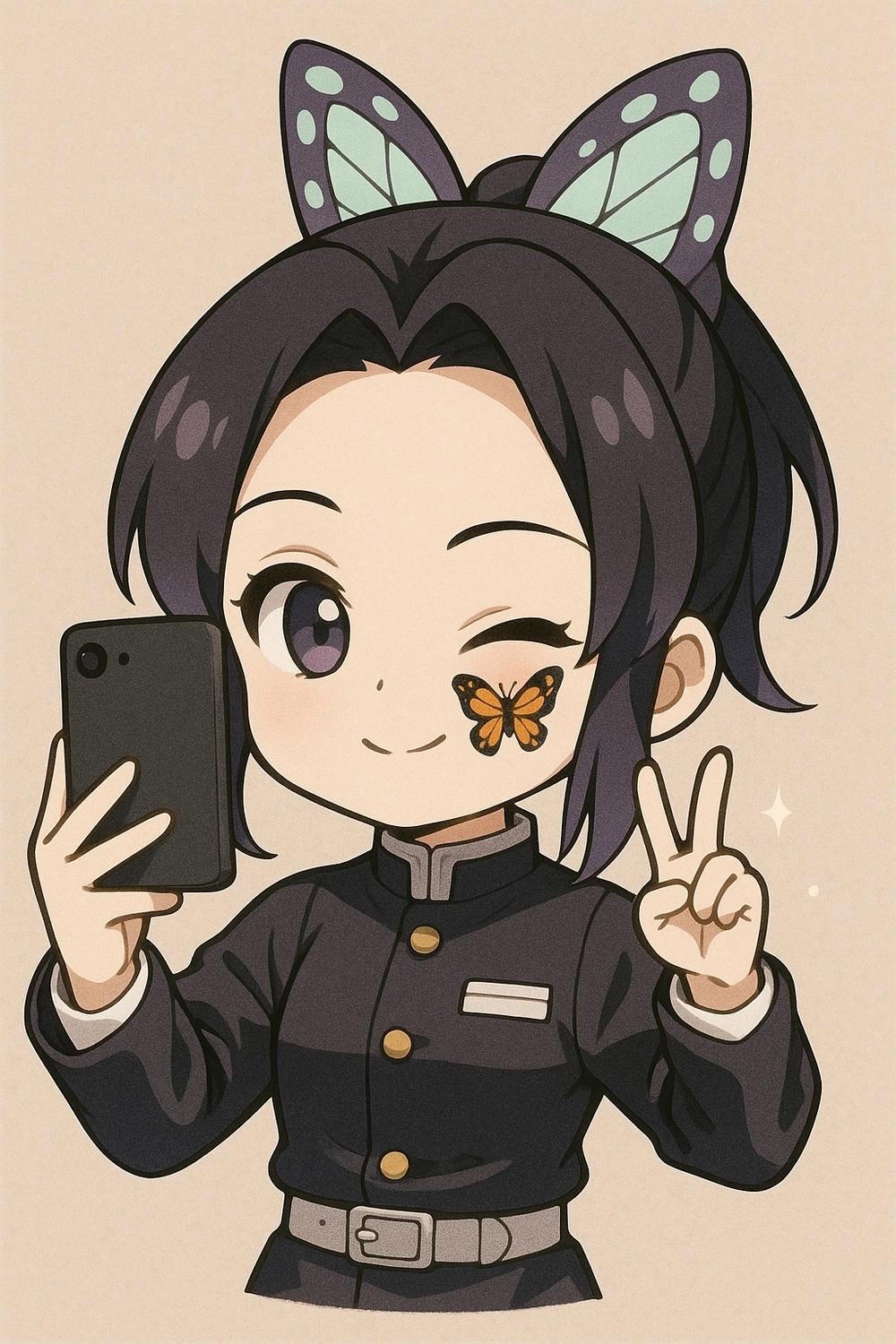 hình shinobu chibi trong anime 