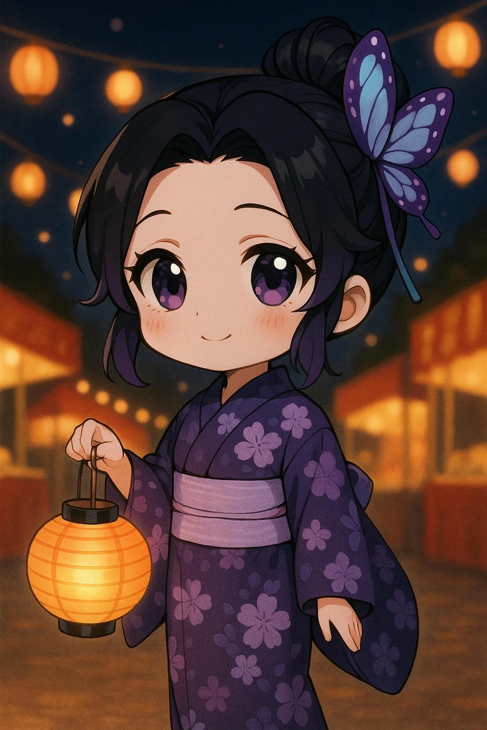 shinobu chibi phong cách anime 