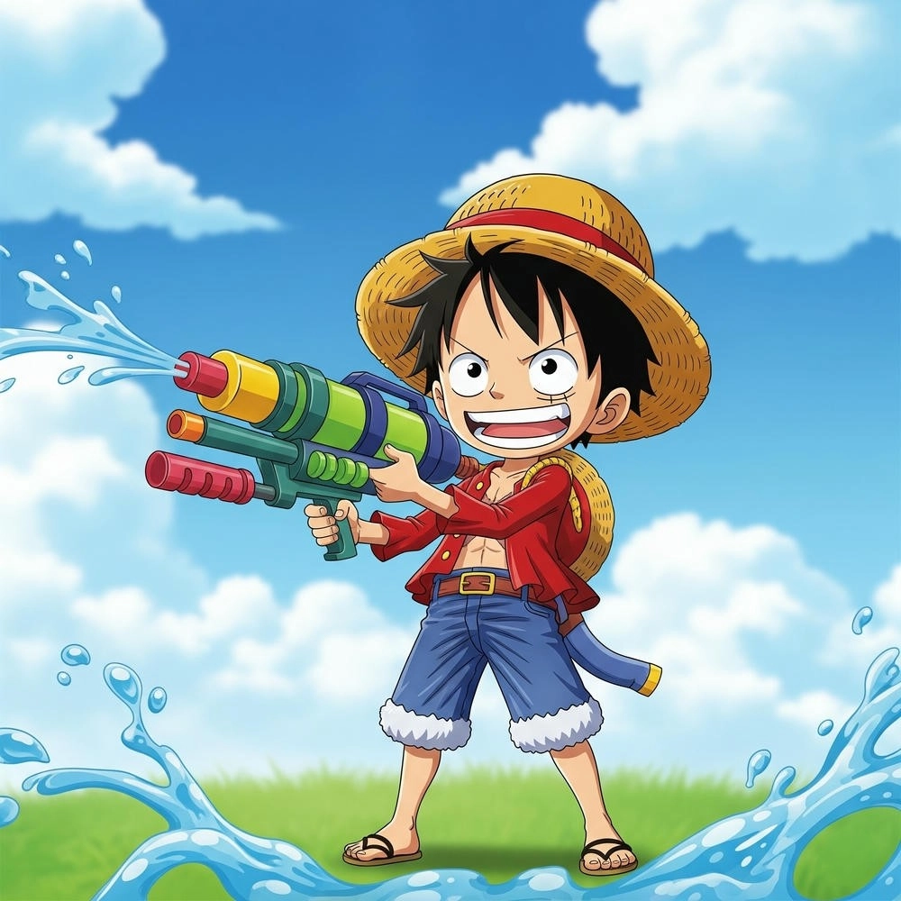 ảnh luffy chibi cute cực ngầu 