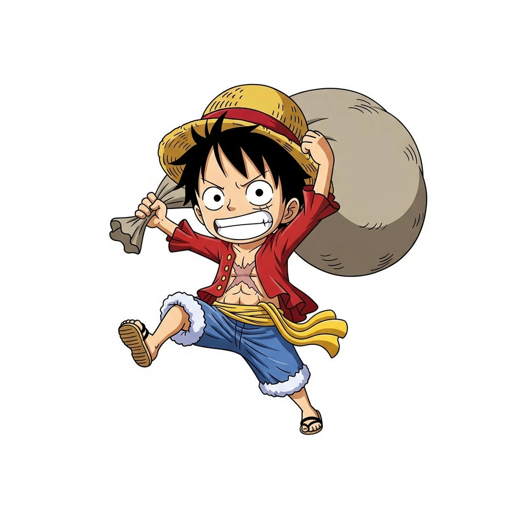 ảnh luffy chibi cute cho ảnh nền điện thoại 