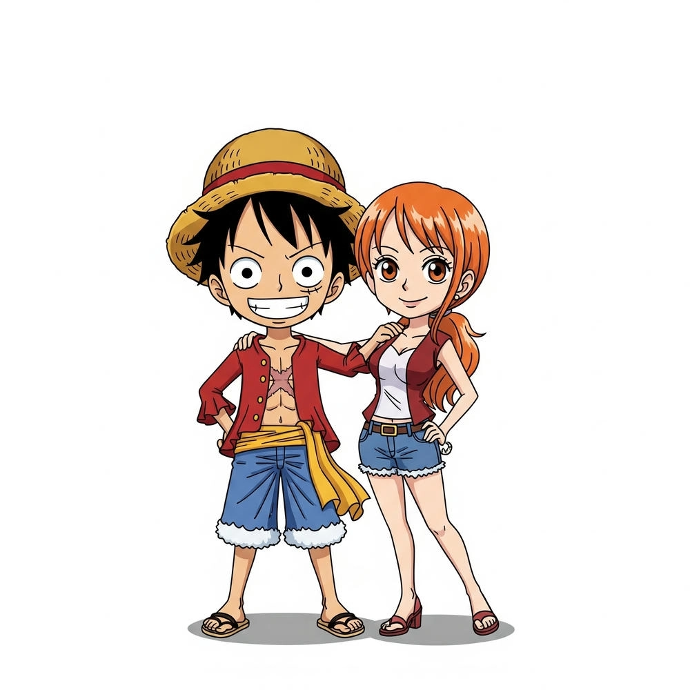 ảnh luffy chibi cute dành cho fan anime 