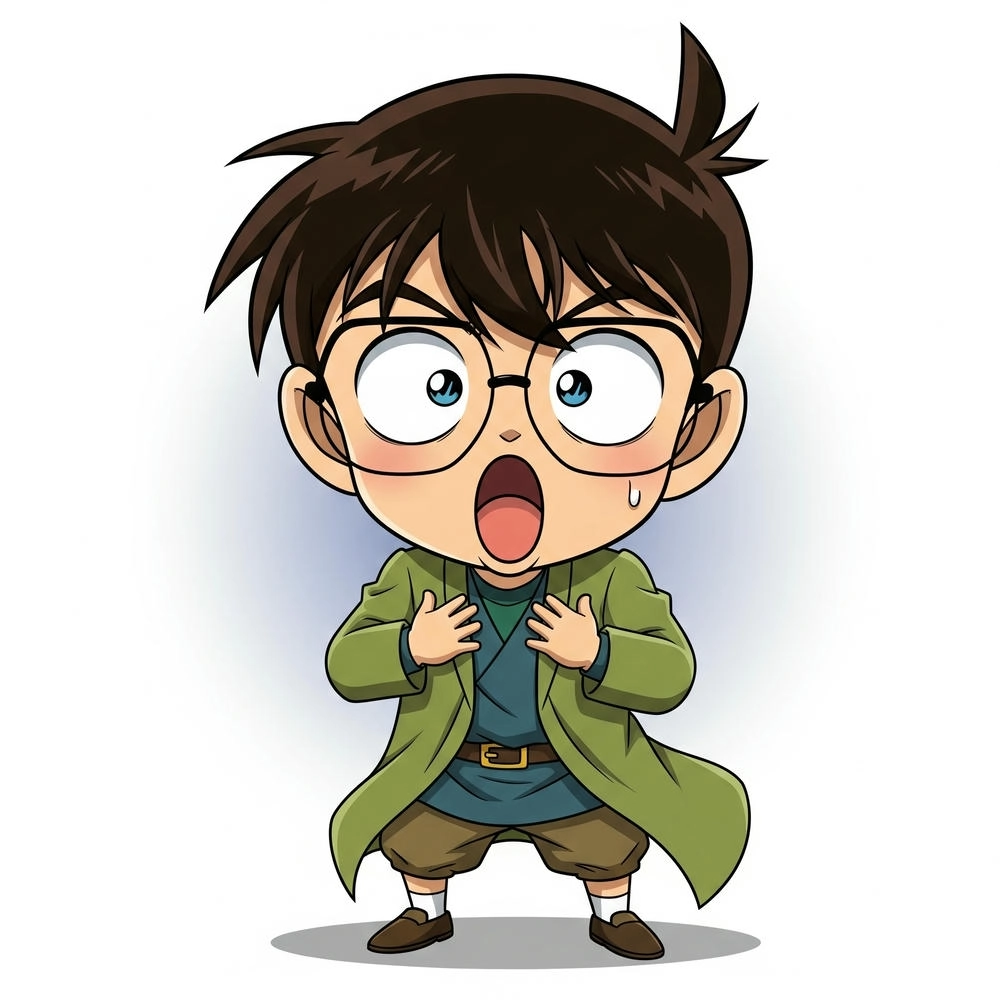 ảnh conan chibi cute chuẩn fanart 