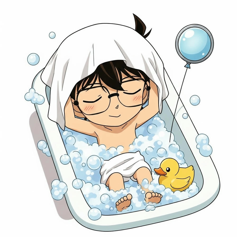 ảnh conan chibi cute hoạt hình 