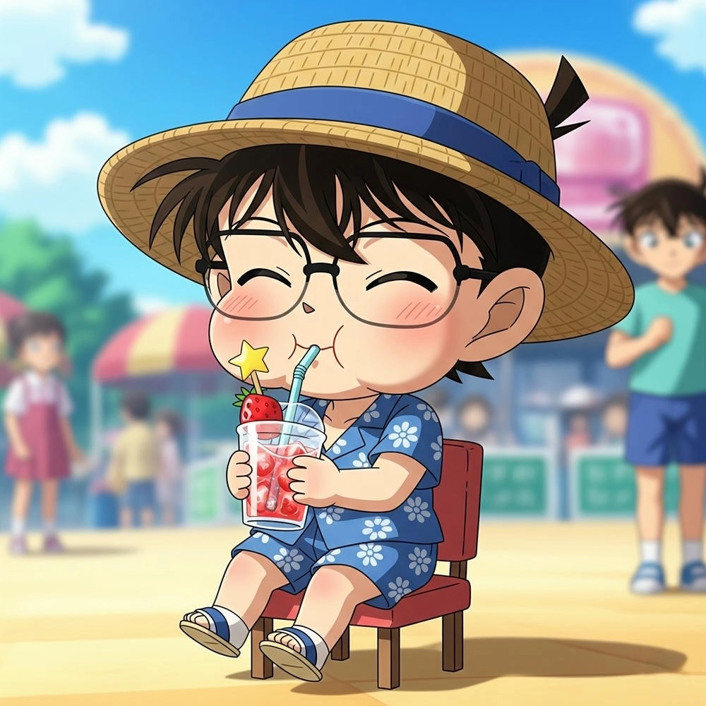 ảnh conan cute cho fan Conan 