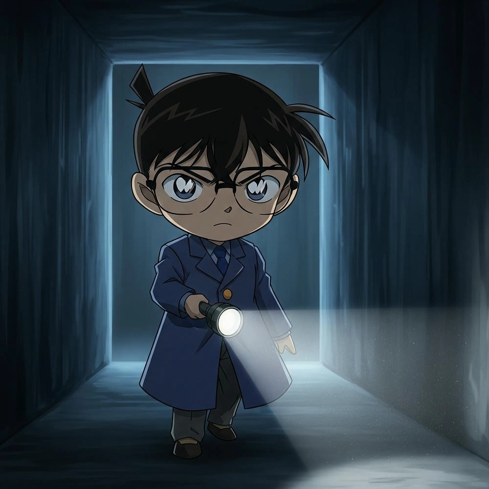 hình ảnh conan chibi siêu cute