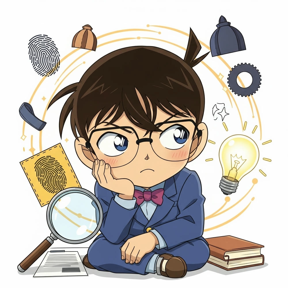 hình conan chibi cute ngộ nghĩnh 