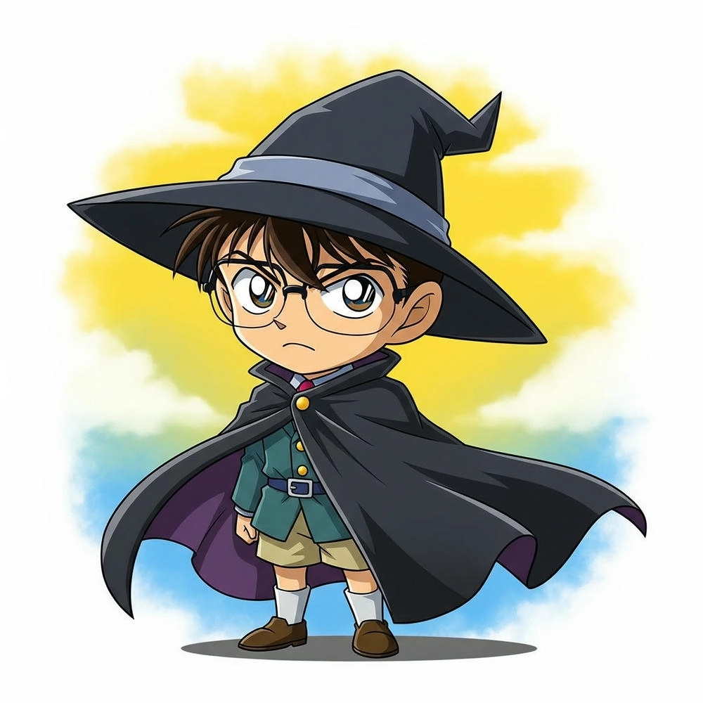 hình ảnh conan hoạt hình chibi 