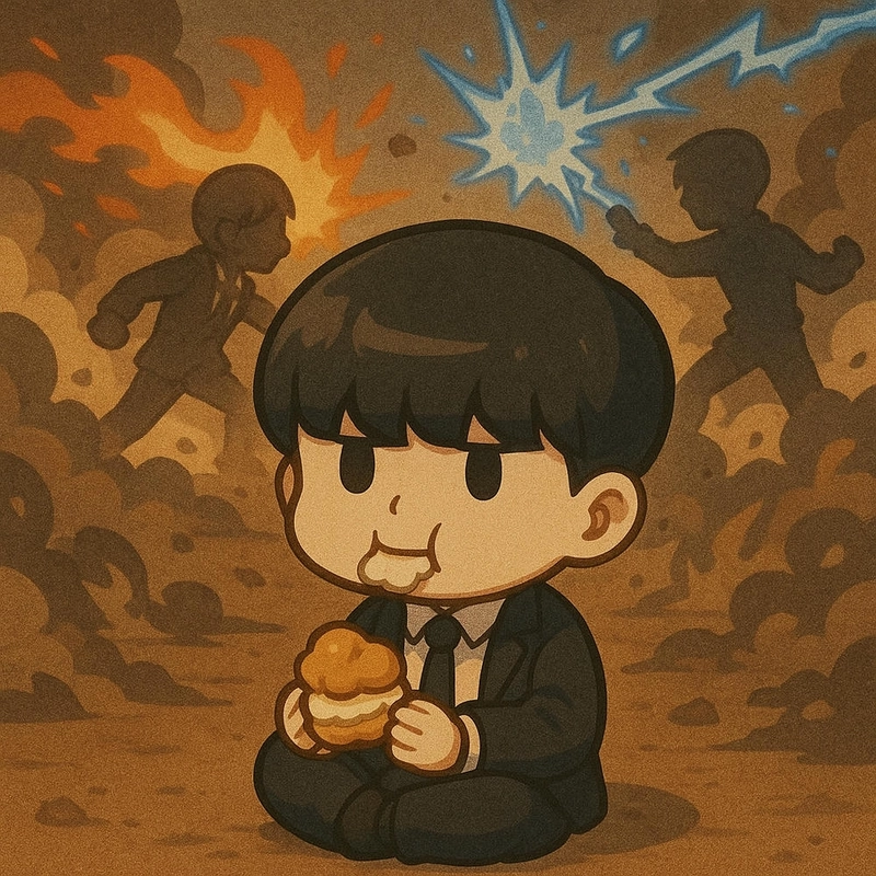ảnh anime Mashle dạng chibi 