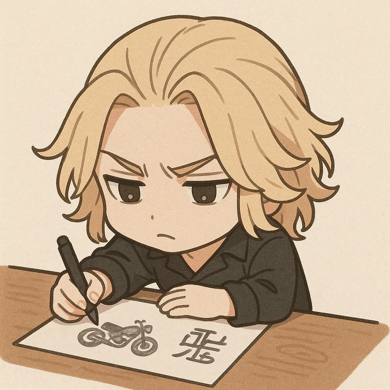ảnh mikey chibi cute ngộ nghĩnh