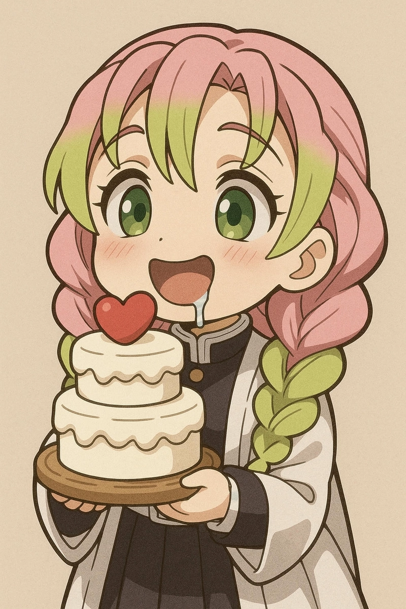 mitsuri chibi ngọt ngào