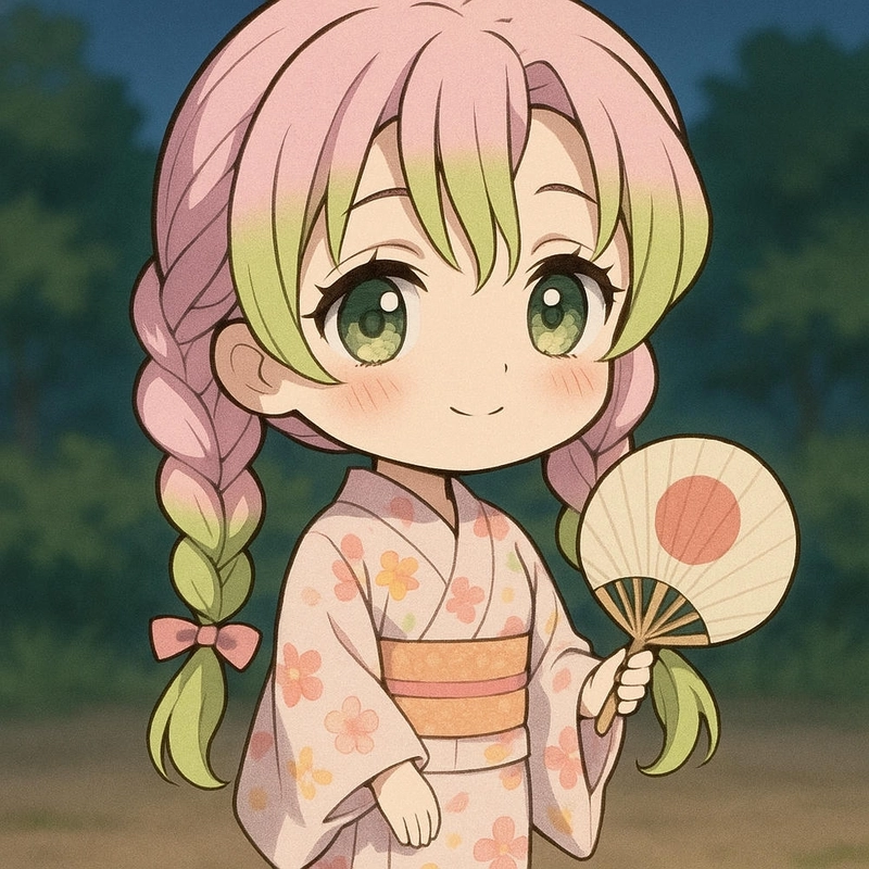 mitsuri chibi cute dễ thương
