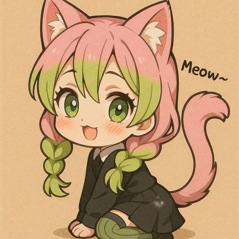 Hình anime chibi Mitsuri cute