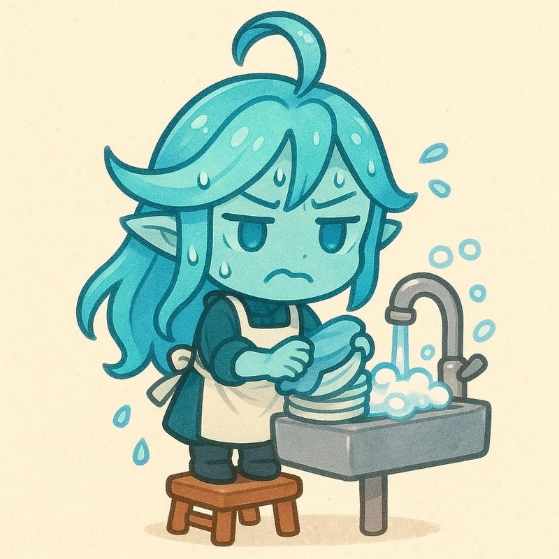 Neuvillette đáng yêu dạng chibi 