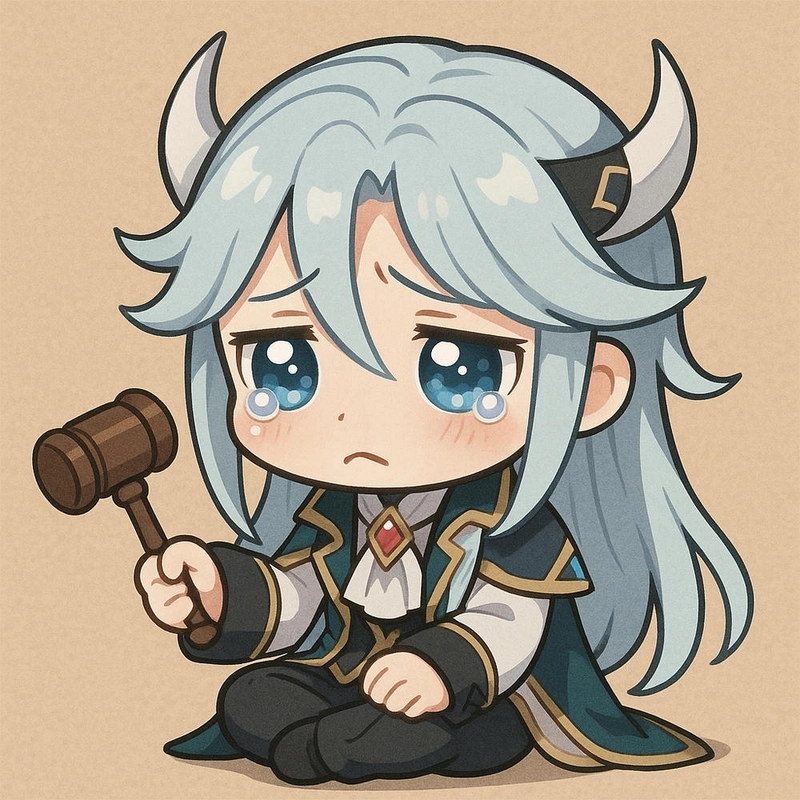 Neuvillette anime chibi 