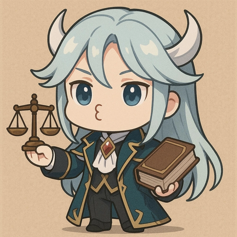 Ảnh chibi Neuvillette đáng yêu 