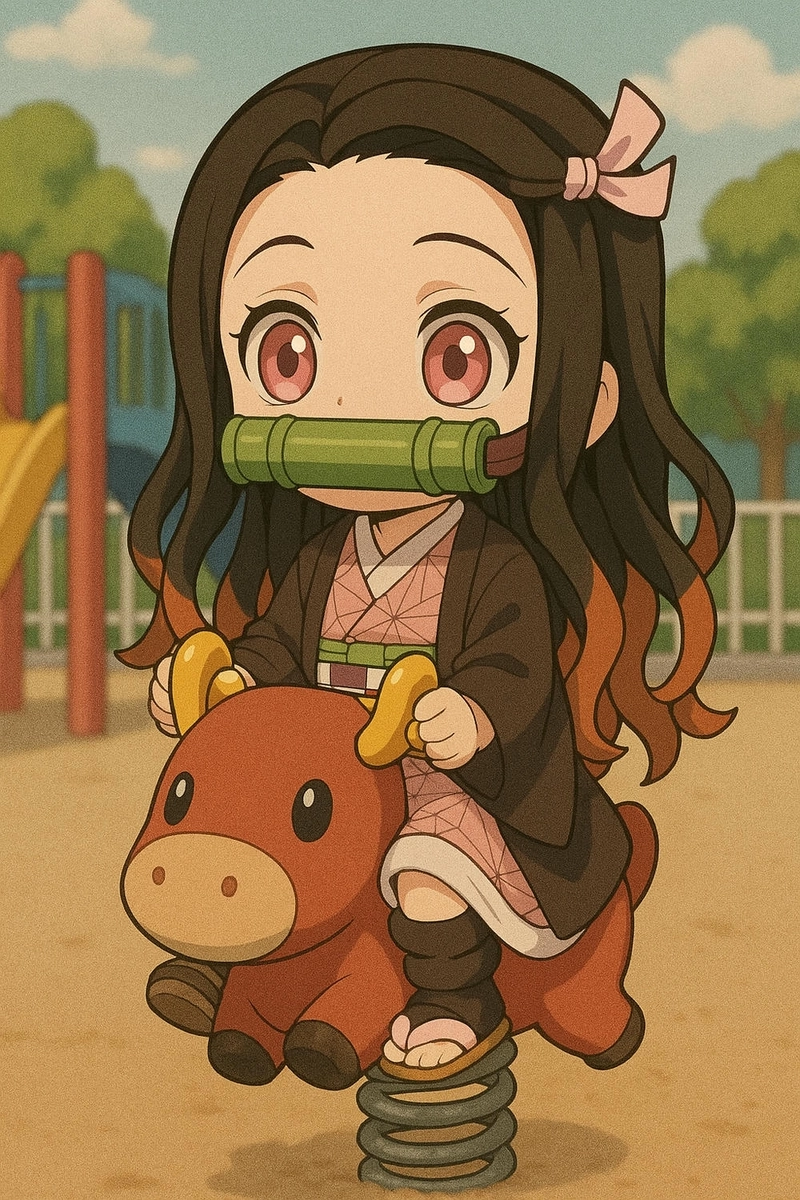 Nezuko chibi cute siêu dễ thương