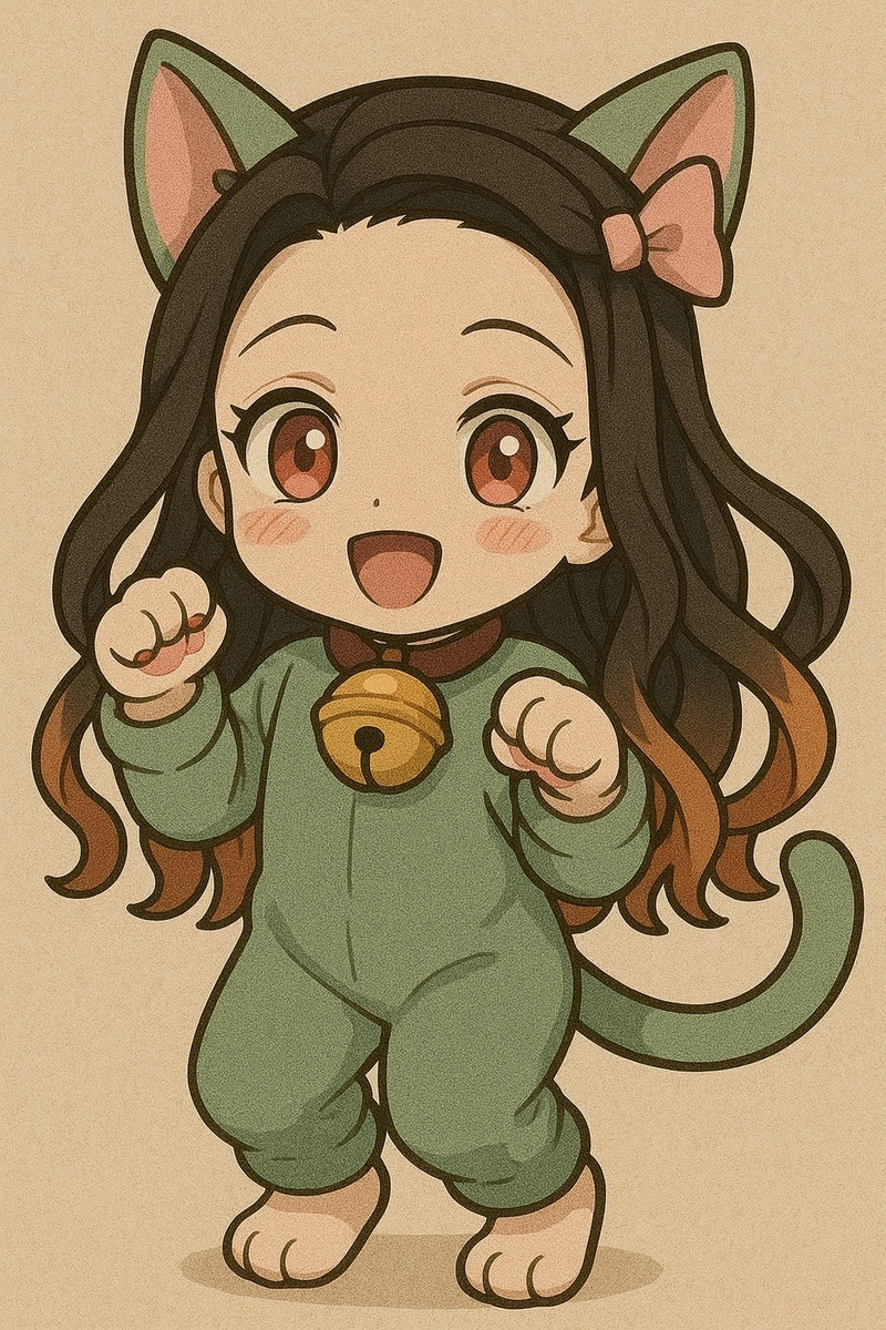 Ảnh anime chibi Nezuko cute