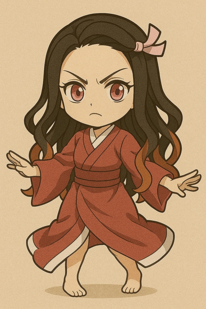 Nezuko chibi cute đáng yêu