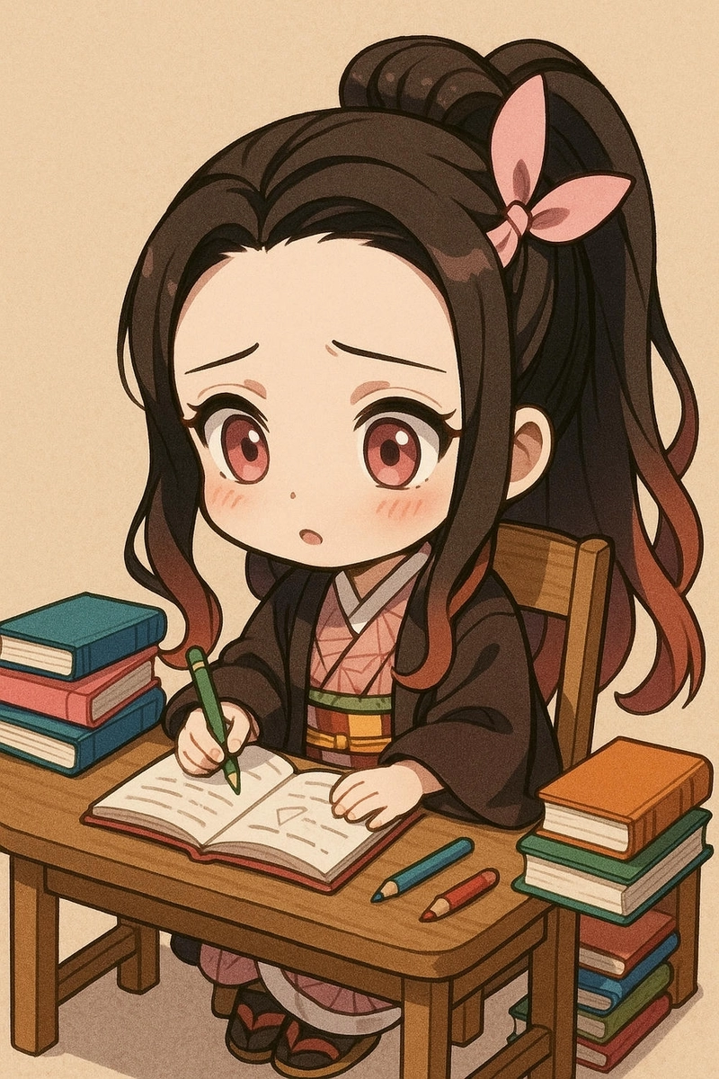 Ảnh anime chibi nezuko rất cute