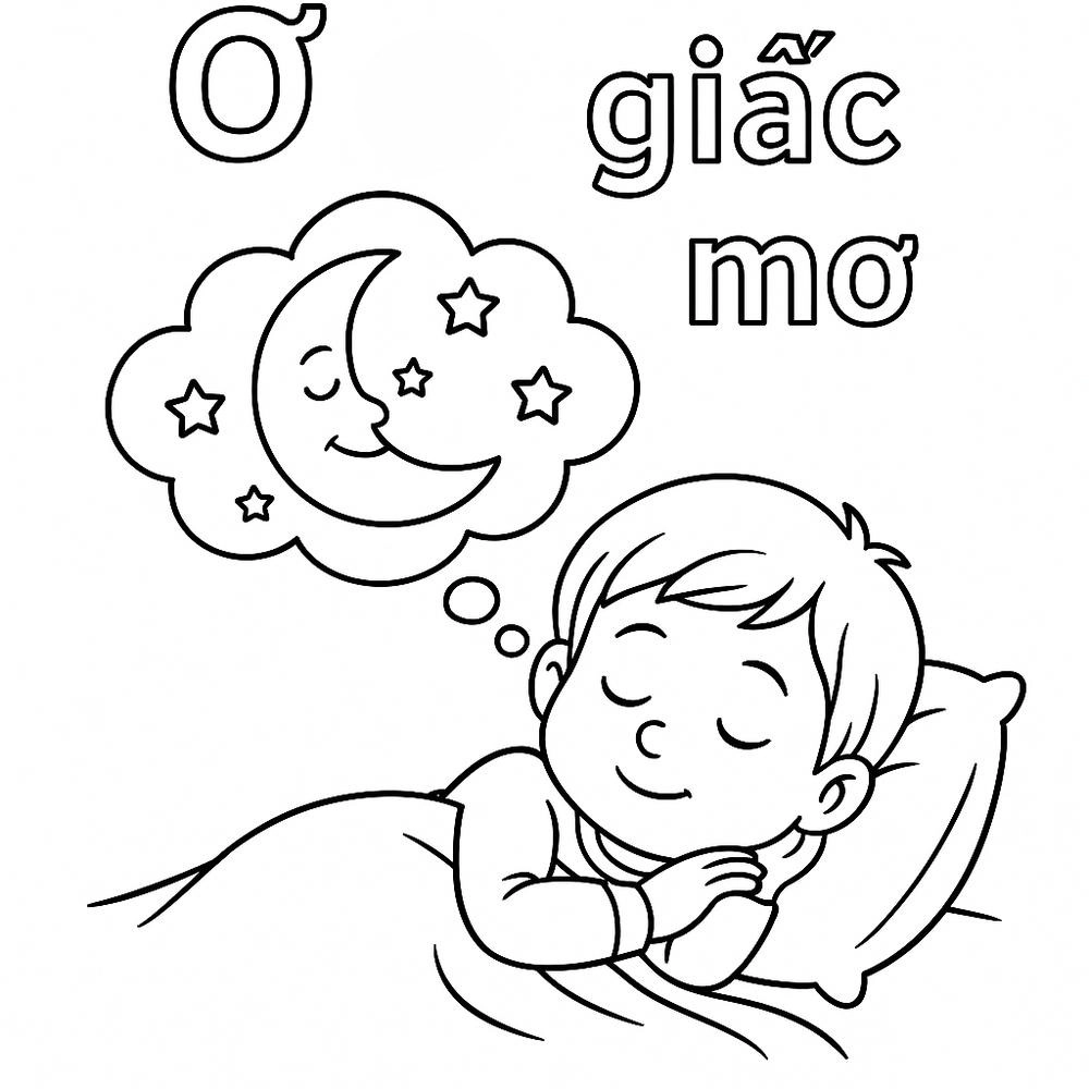 tô màu chữ cái tiếng việt