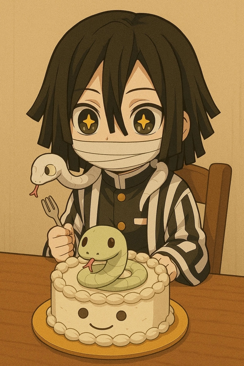 Chibi Obanai hình dễ thương