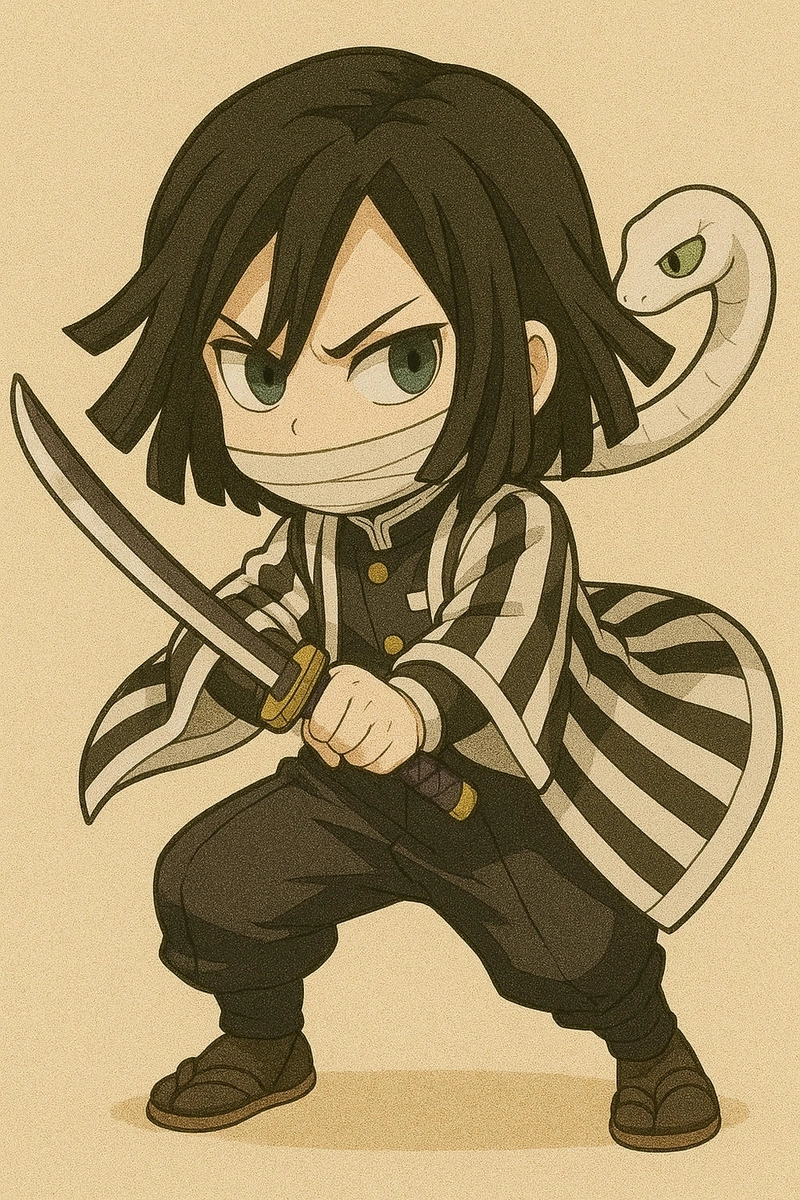 Obanai chibi ảnh chất lừ