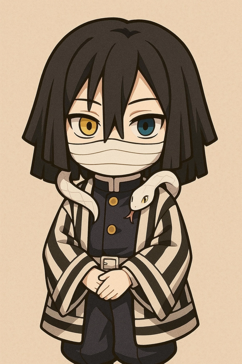 Obanai chibi dễ thương