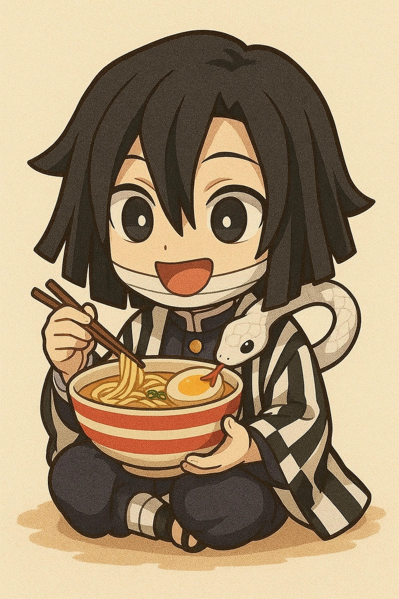 Ảnh anime chibi Obanai đẹp
