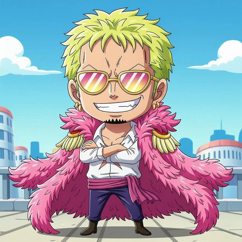 Ảnh anime one piece chibi cực ngầu