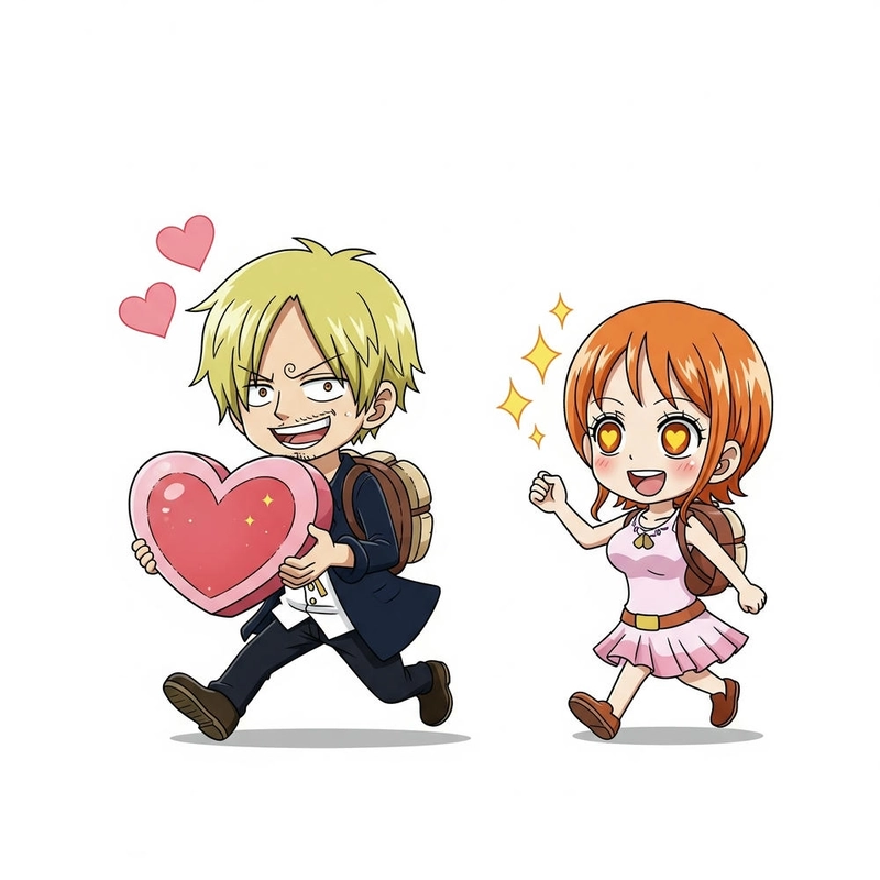 one piece chibi dễ thương