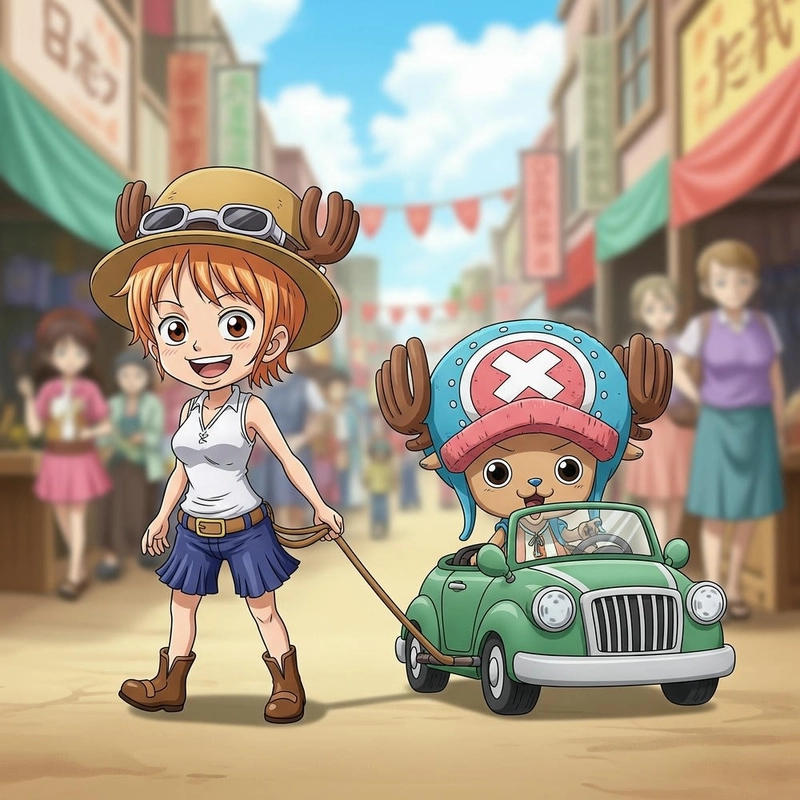 Ảnh one piece phong cách chibi đáng yêu