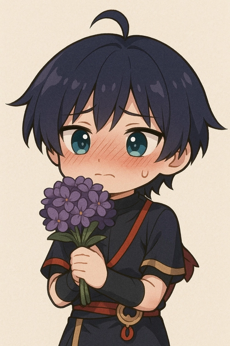 Scaramouche đáng yêu chibi 