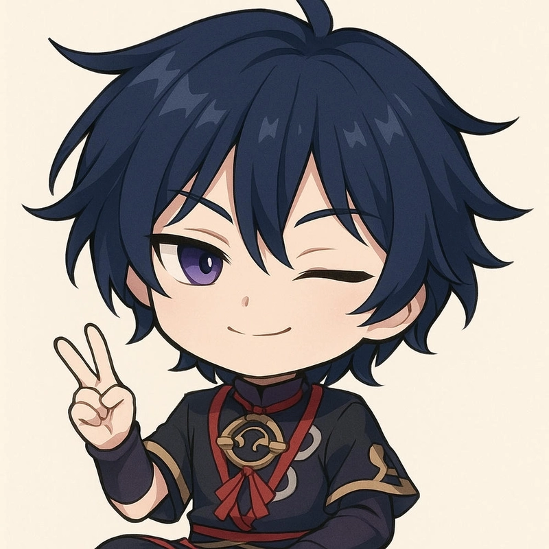 Ảnh Scaramouche chibi dễ thương để tải 