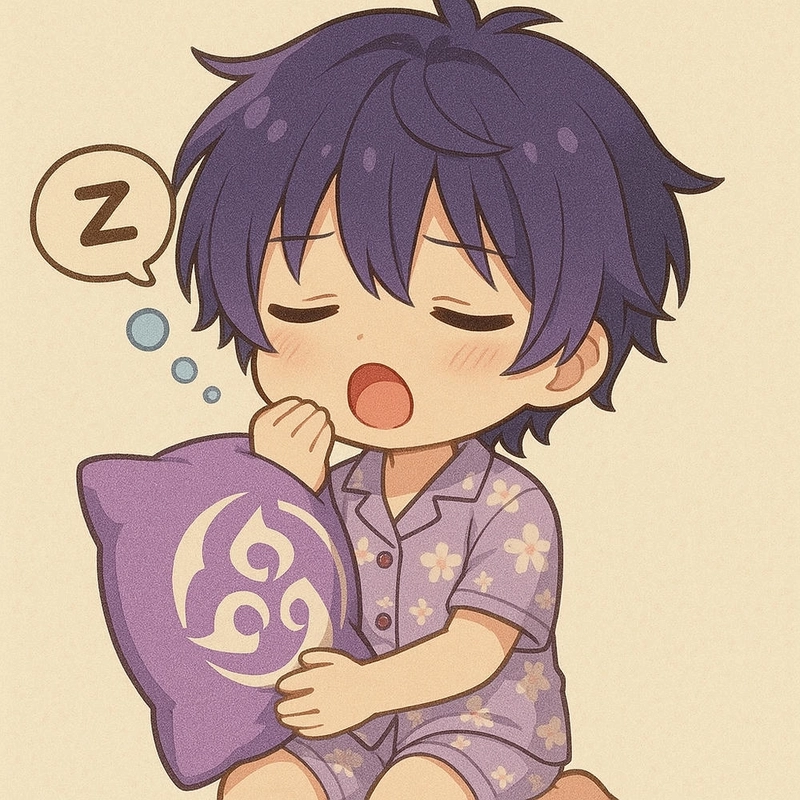 Sticker Scaramouche phong cách chibi 