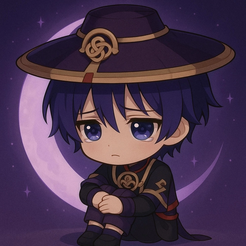 Hình minh họa Scaramouche chibi 