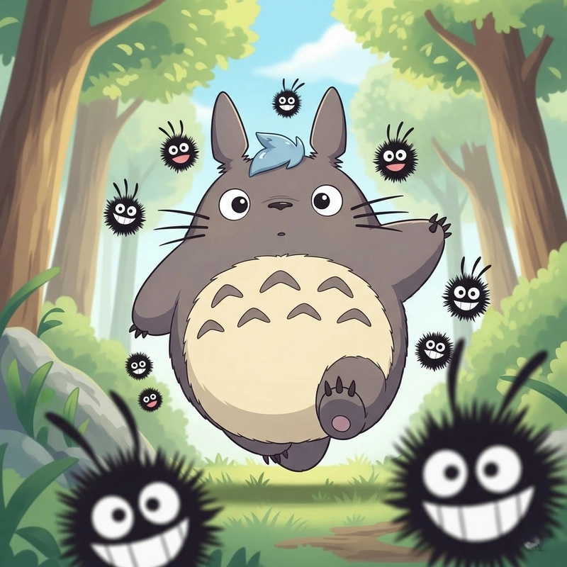 hình ảnh Totoro chibi kawaii 
