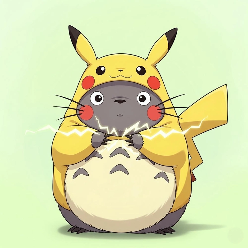 ảnh nhân vật Totoro chibi đáng yêu 