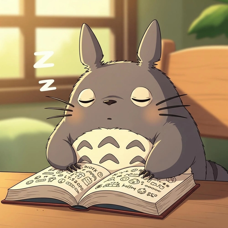 ảnh Totoro cute phiên bản chibi 