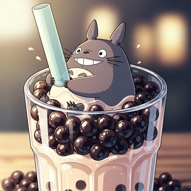 hình ảnh dễ thương của Totoro chibi 