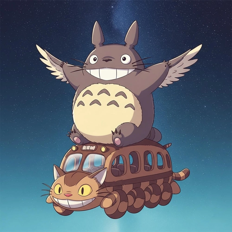 hình chibi Totoro đáng yêu 