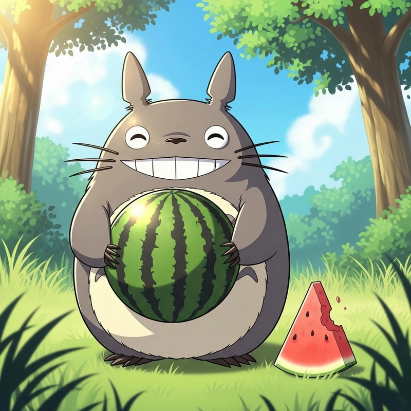 totoro chibi ngộ nghĩnh