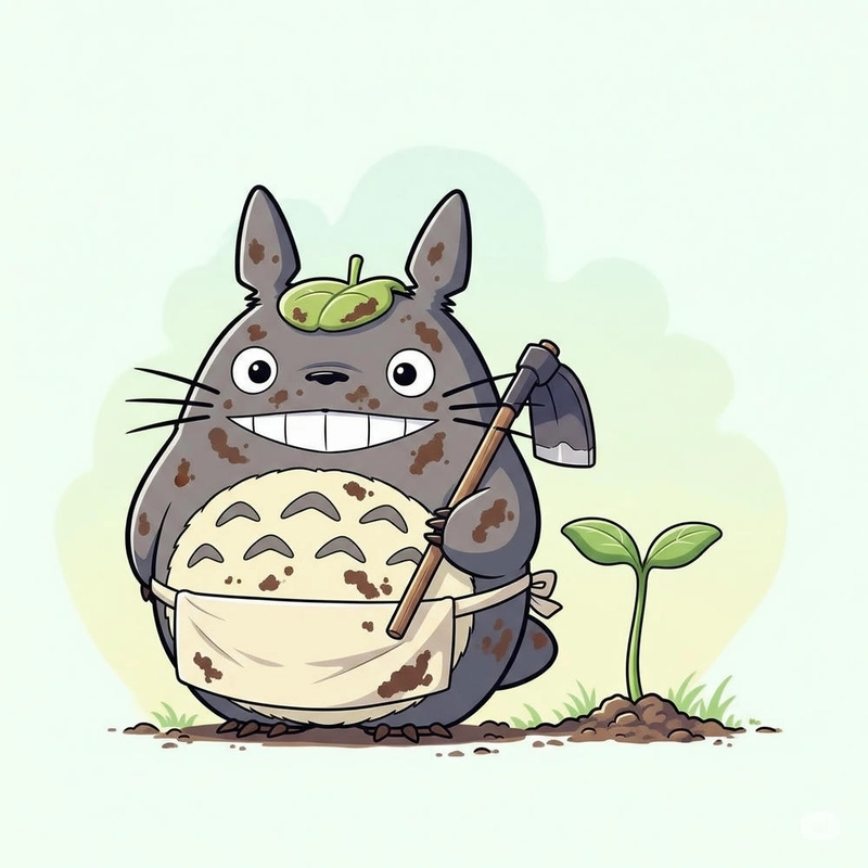 Totoro chibi dễ thương ngộ nghĩnh 