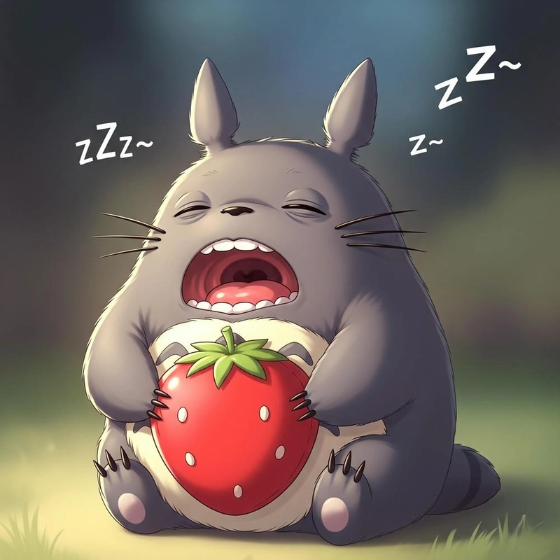 hình Totoro phiên bản chibi cute 
