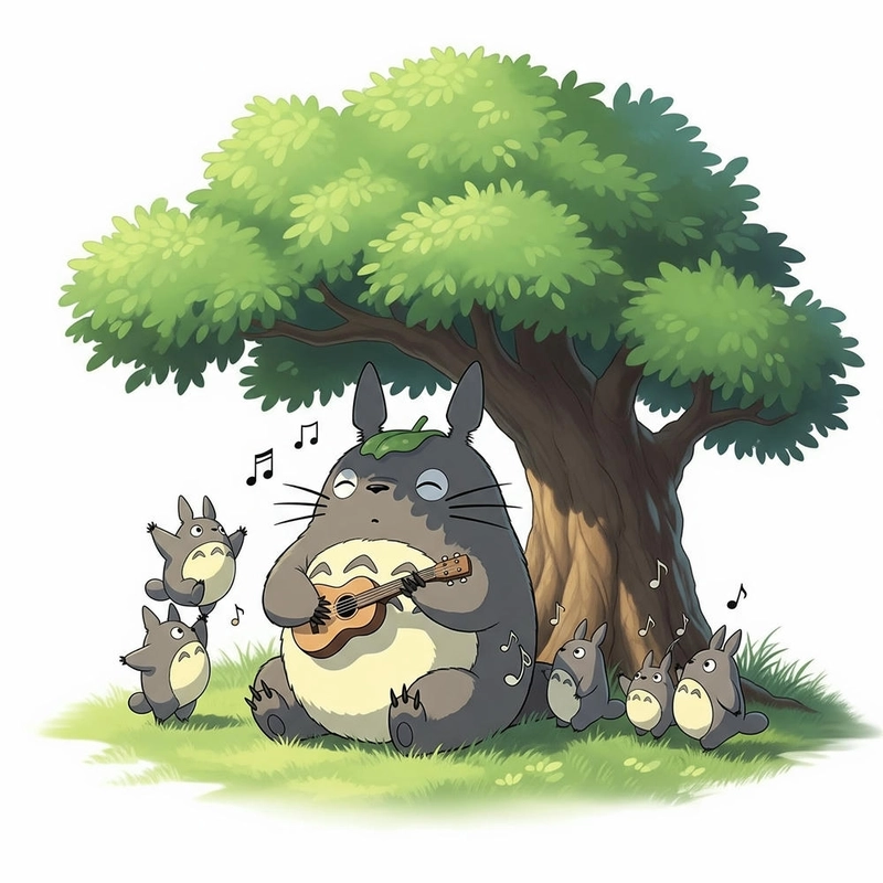 ảnh Totoro phiên bản mini đáng yêu 