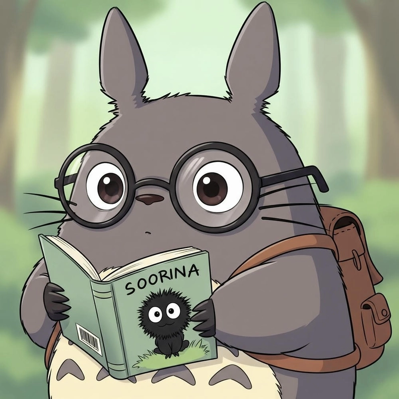 Totoro chibi dễ thương đáng yêu 