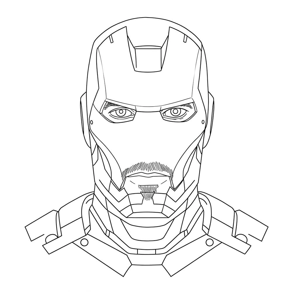 iron man tô màu thích hợp cho bé trai thích marvel