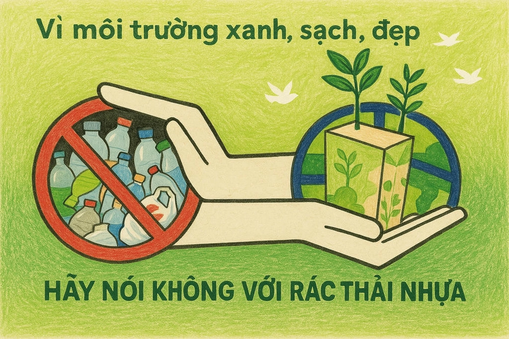 vẽ tranh chủ đề hiệu ứng nhà kính 