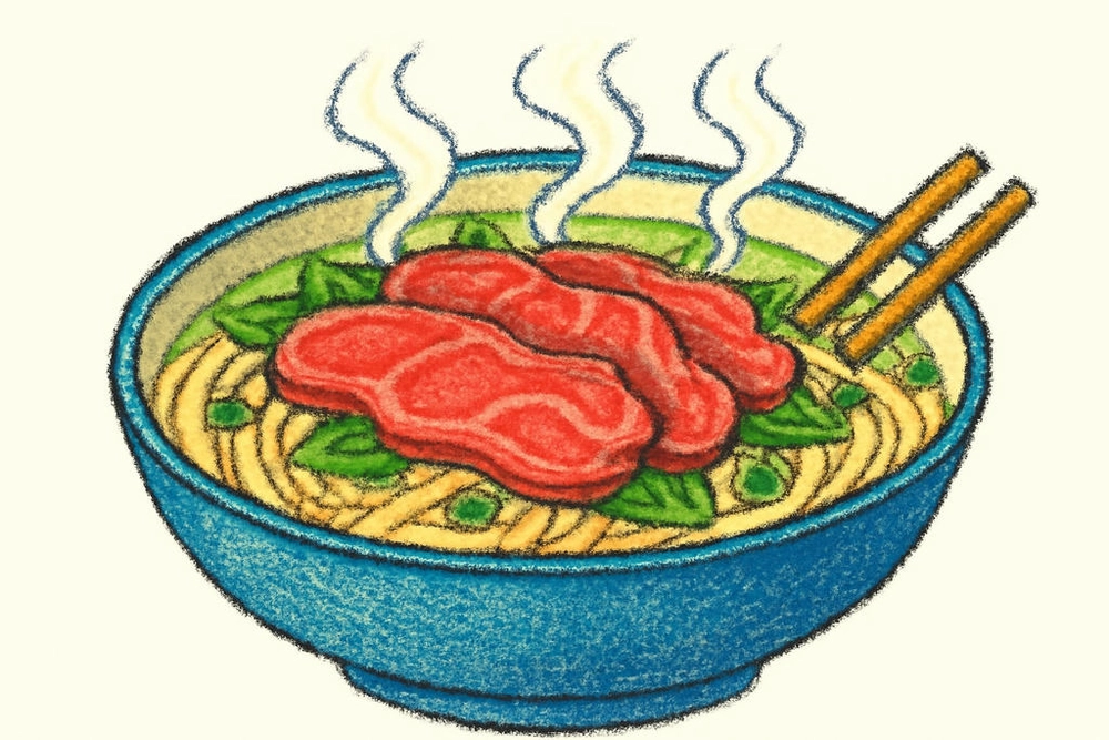 tranh vẽ các món ăn việt nam đa dạng 