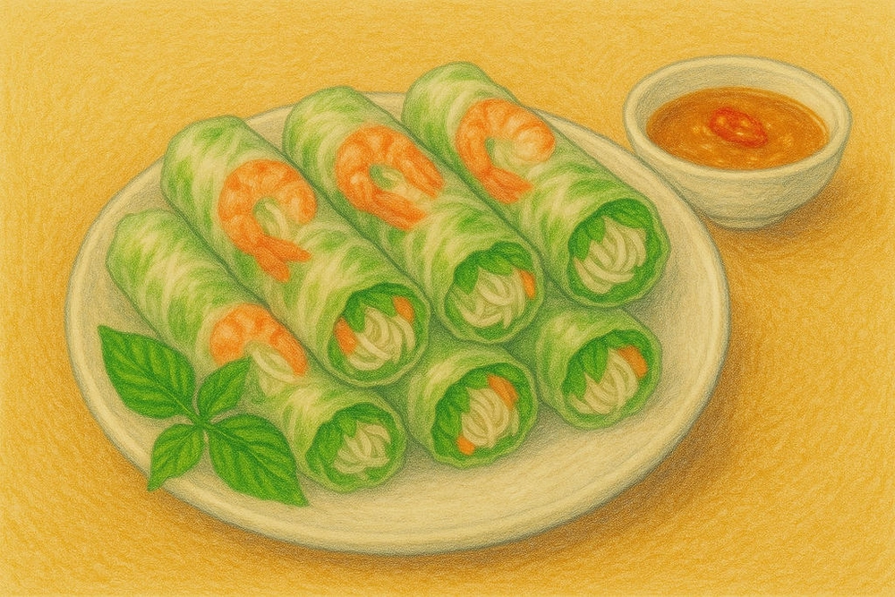 tranh vẽ các món ăn việt nam phong phú 