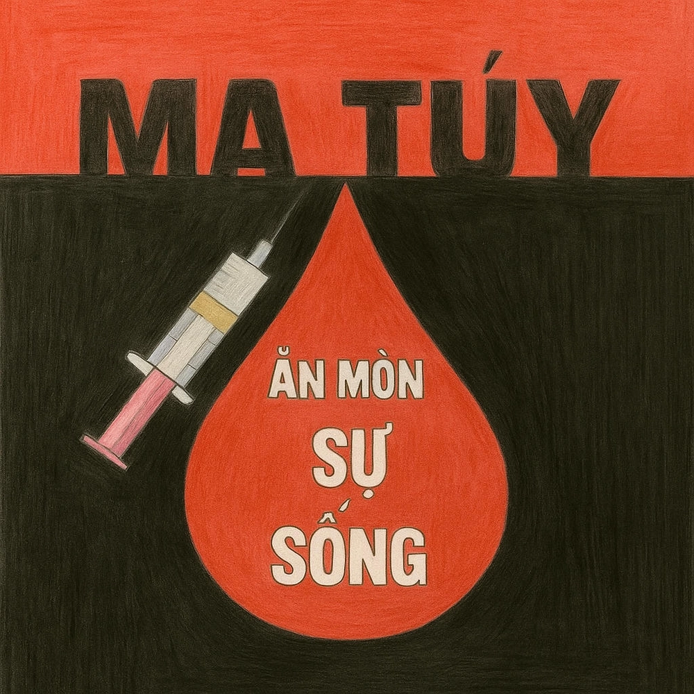 tranh phòng chống ma túy đẹp cho bài dự thi 